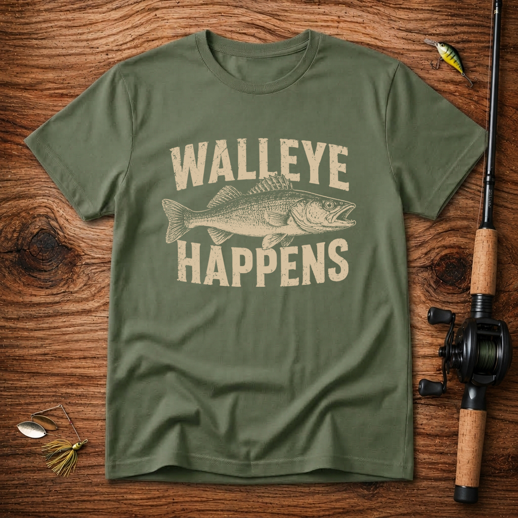 Walleye Happens T-Shirt