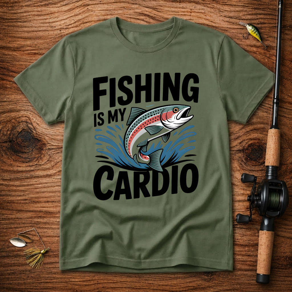 Fishing Is My Cardio T-Shirt