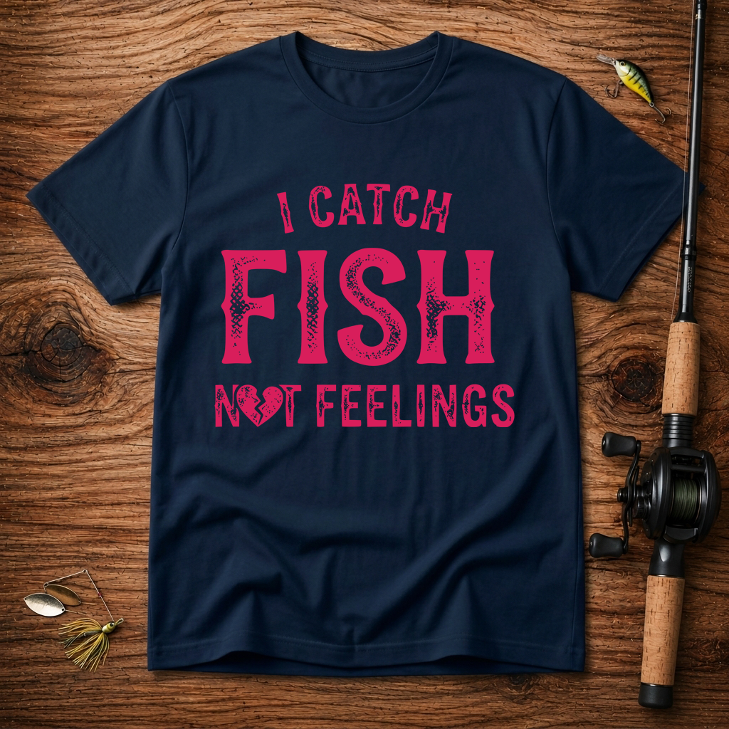 I catch fish, not feelings  T-Shirt