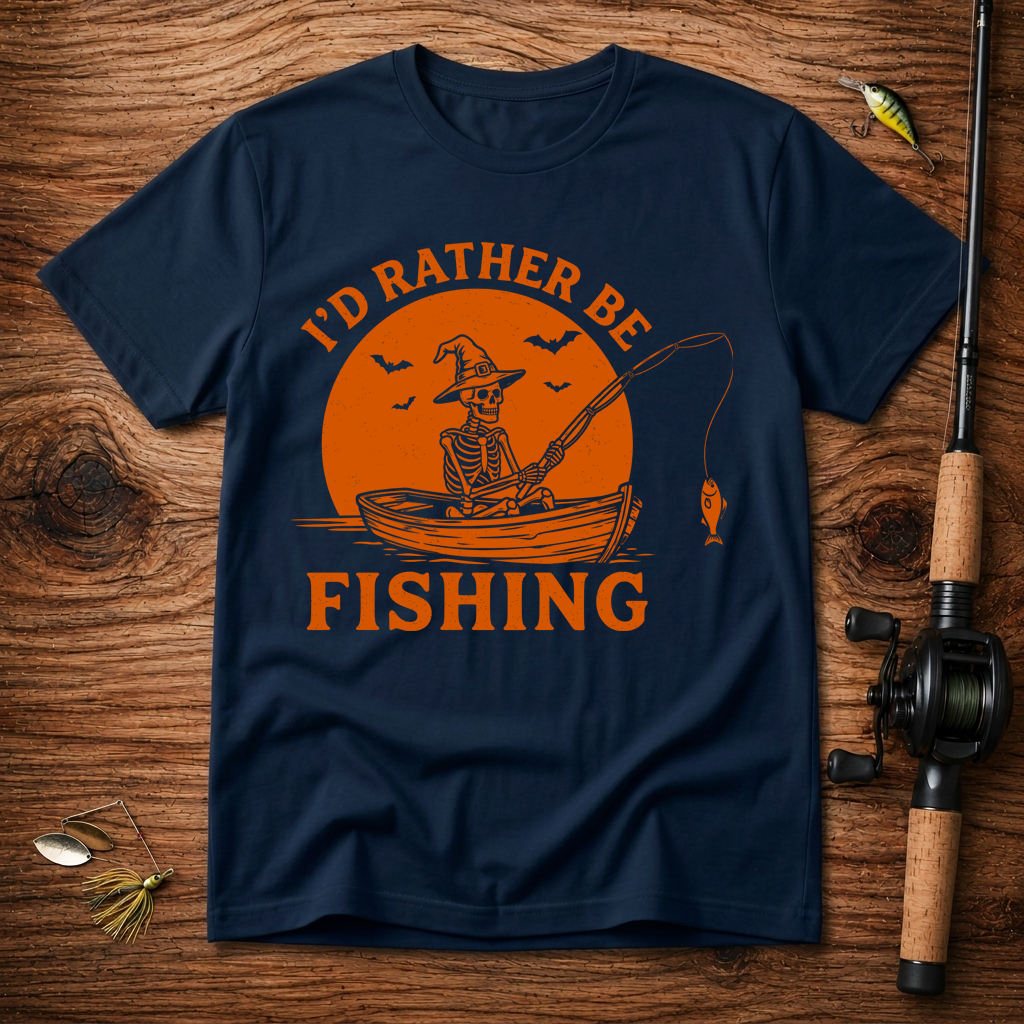 I'd Rather Be Fishing T-Shirt