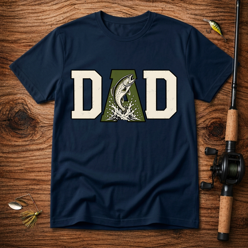 Fishing Dad Vintage T-Shirt