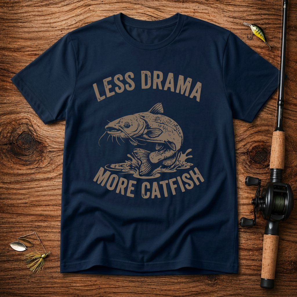 Less drama more catfish T-shirt