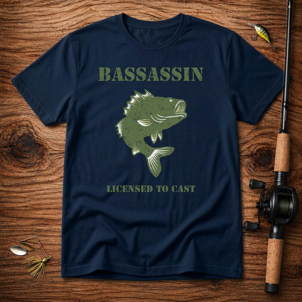 Bassassin Licensed To Cast T-Shirt