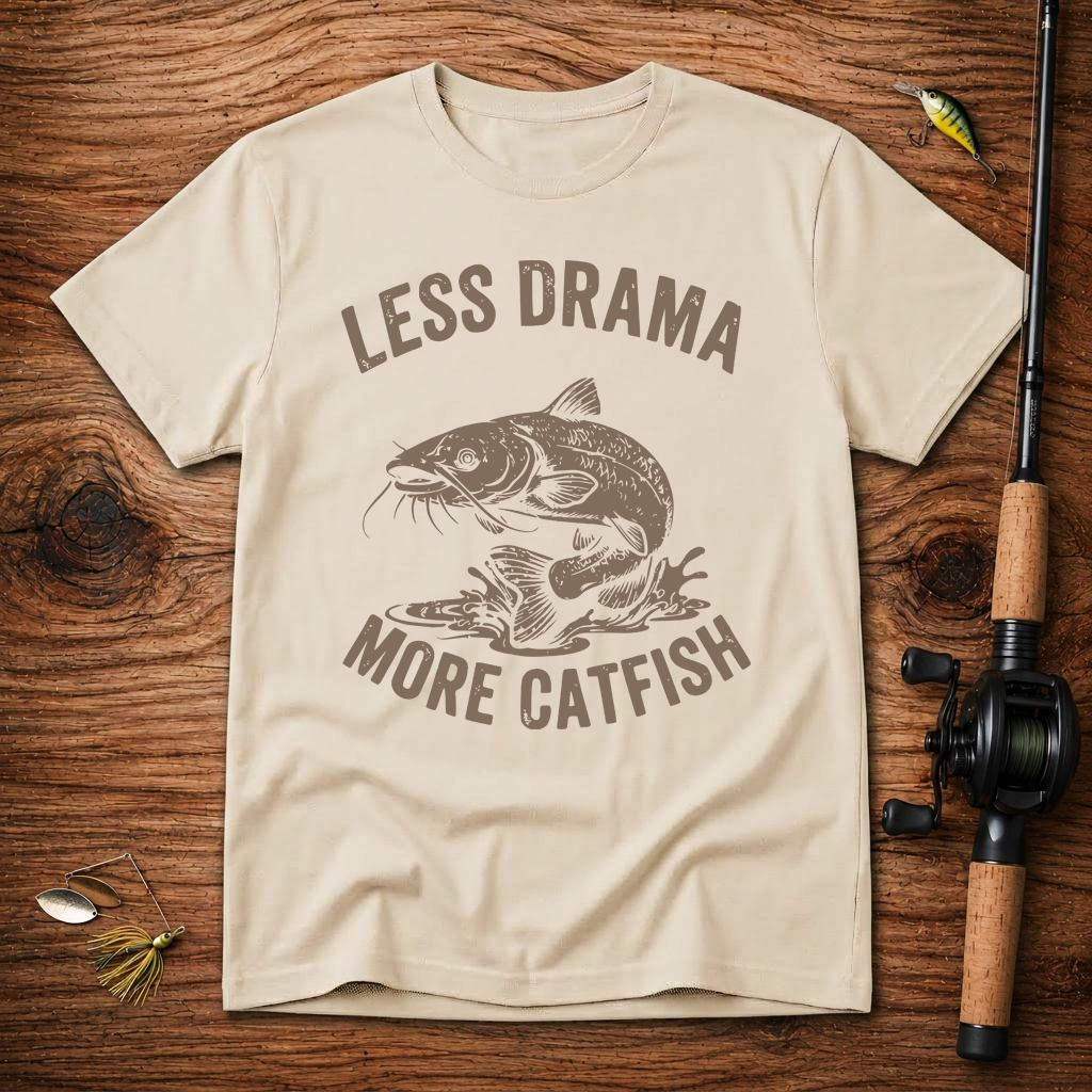 Less drama more catfish T-shirt