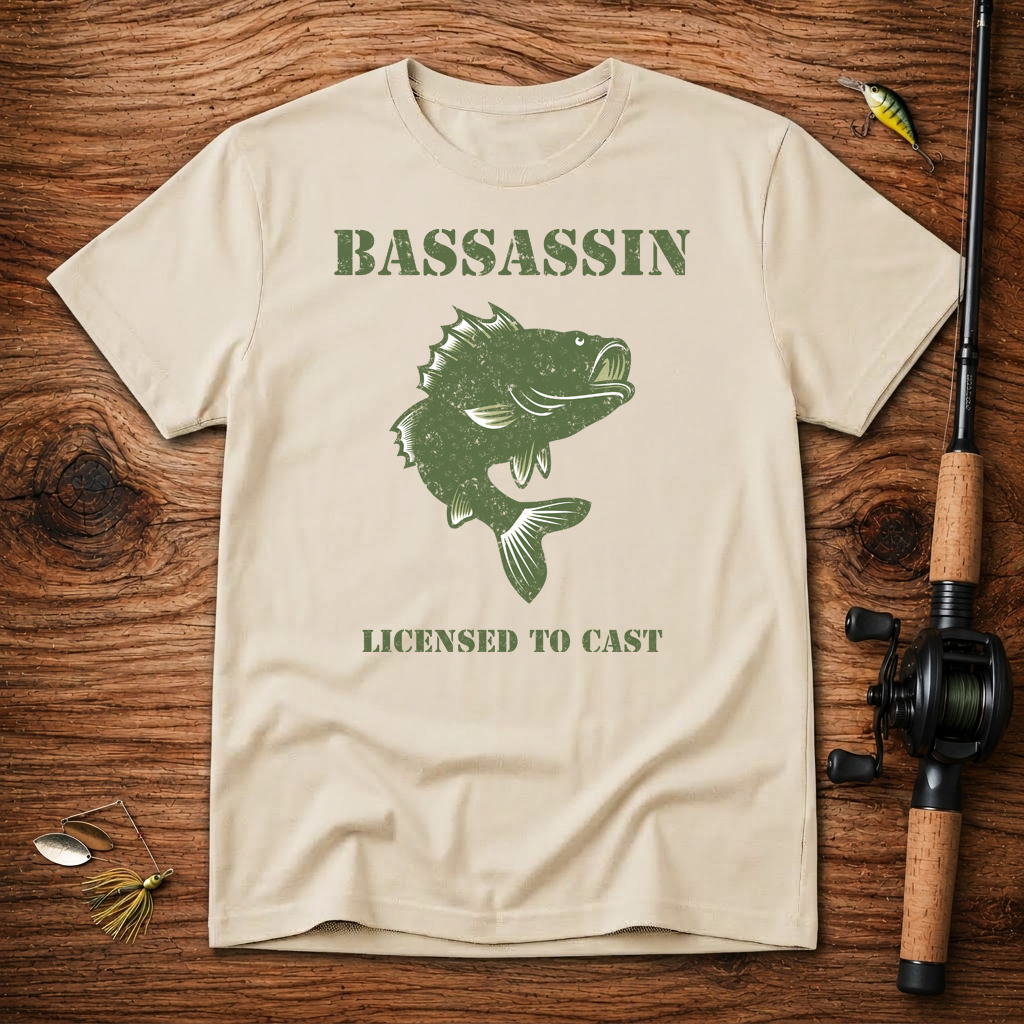 Bassassin Licensed To Cast T-Shirt