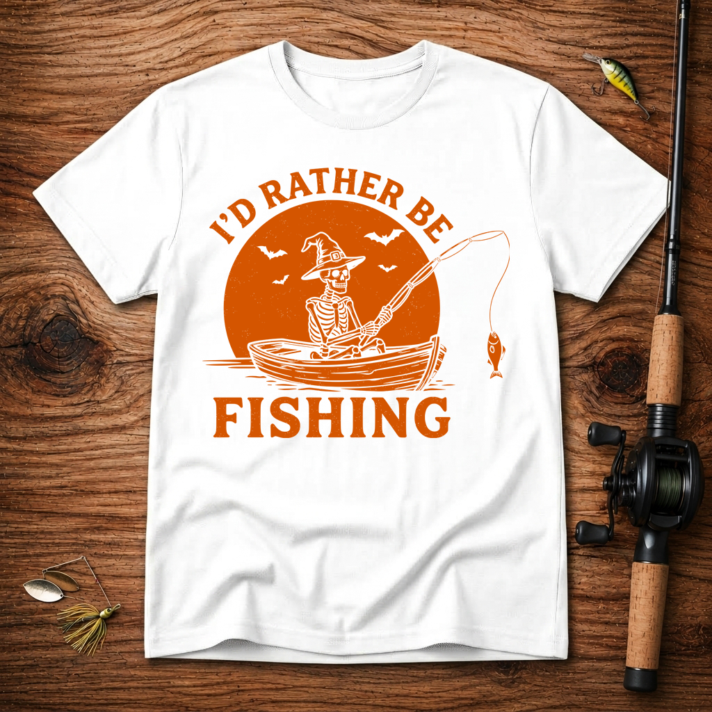 I'd Rather Be Fishing T-Shirt
