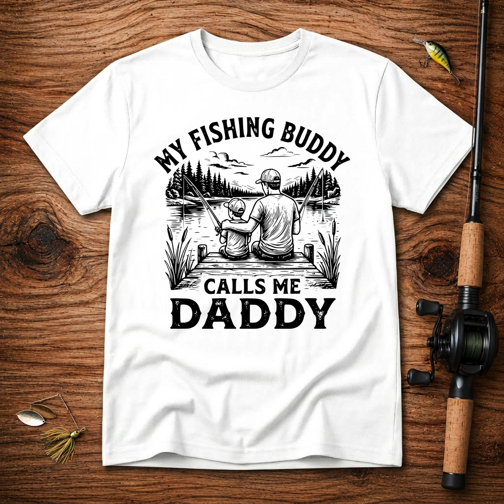 My Fishing Buddy Calls Me Daddy T-Shirt