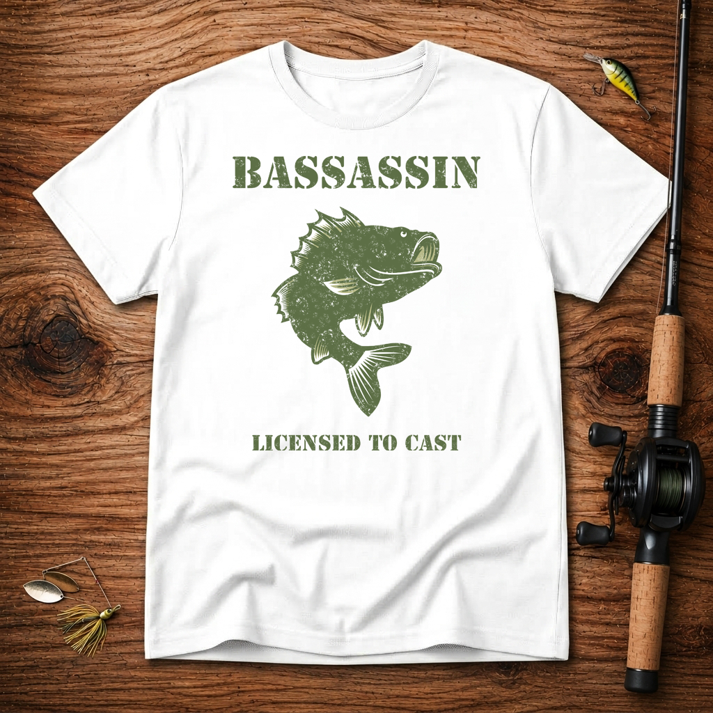 Bassassin Licensed To Cast T-Shirt