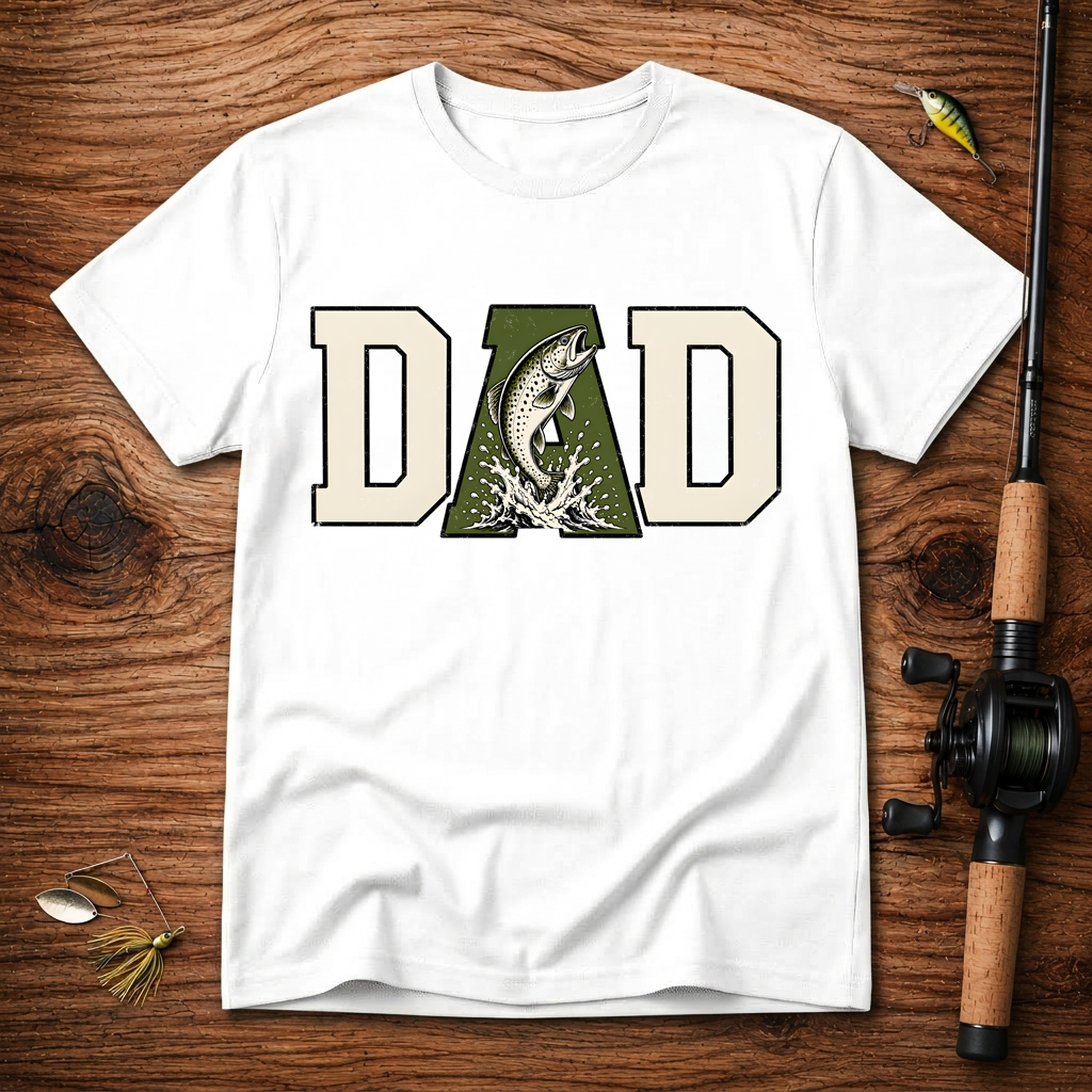 Fishing Dad Vintage T-Shirt